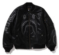 A BATHING APE SHARK BOMBER JACKET
