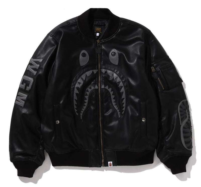 A BATHING APE SHARK BOMBER JACKET