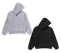 A BATHING APE PADDED SHARK CROPPED FIT PULLOVER HOODIE