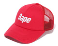 A BATHING APE BAPE LOGO MESH CAP -ONLINE EXCLUSIVE-