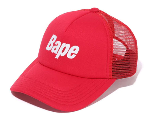 A BATHING APE BAPE LOGO MESH CAP -ONLINE EXCLUSIVE- - happyjagabee store