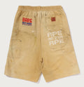 A BATHING APE FAKE PRINT RELAXED FIT SWEAT SHORTS
