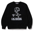 A BATHING APE BAPE HALLOWEEN MILO BONE RELAXED FIT CREWNECK SWEAT SHIRT