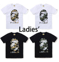 A BATHING APE Ladies' STA OVER PRINT 1ST CAMO BY BATHING APE TEE