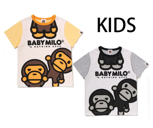 A BATHING APE BAPE KIDS PRETEND BABY MILO TEE