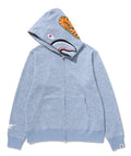 A BATHING APE BAPE x OVO NEON 1ST CAMO JACQUARD SHARK FULL ZIP HOODIE