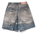 A BATHING APE BAPE STA FAKE PRINT RELAXED FIT SHORTS - happyjagabee store