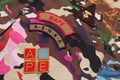 A BATHING APE HYBRID CAMO MULTI BADGE CARGO PANTS