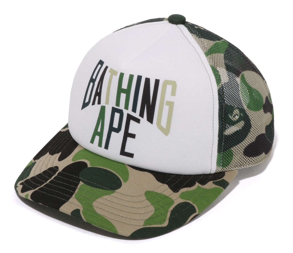 【A BATHING APE】ABC CAMO NYC LOGO MESH CAP A BATHING APE ABC CAMO NYC LOGO MESH CAP – happyjagabee store