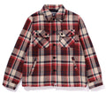 A BATHING APE BAPE CHECK CPO JACKET