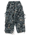A BATHING APE TREE EDGE CAMO LASER CUT RELAXED FIT MILITARY PANTS