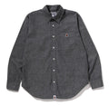A BATHING APE ONE POINT CHAMBRAY SHIRT