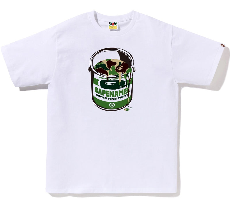 A BATHING APE ABC CAMO PAINT CAN TEE