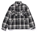 A BATHING APE BAPE CHECK CPO JACKET