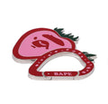 A BATHING APE Ladies' STRAWBERRY APE HEAD CARABINER