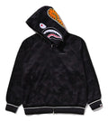 A BATHING APE COLOR CAMO SHARK RELAXED FIT HOODIE TRACK JACKET