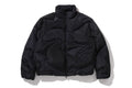 A BATHING APE MEGA COLOR CAMO QUILTED DOWN JACKET