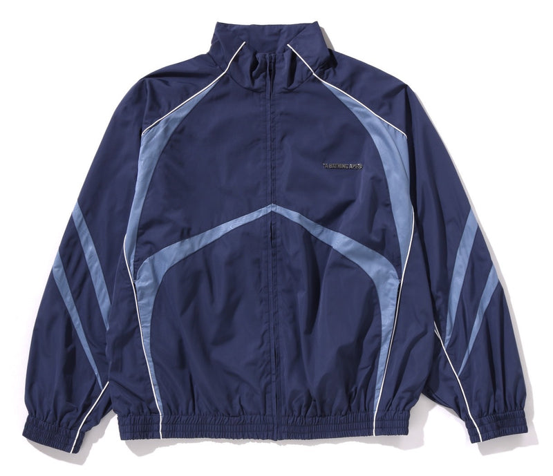 A BATHING APE LINE CAMO METAL LOGO TRACK JACKET