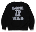 A BATHING APE BAPE HALLOWEEN MILO BONE RELAXED FIT CREWNECK SWEAT SHIRT