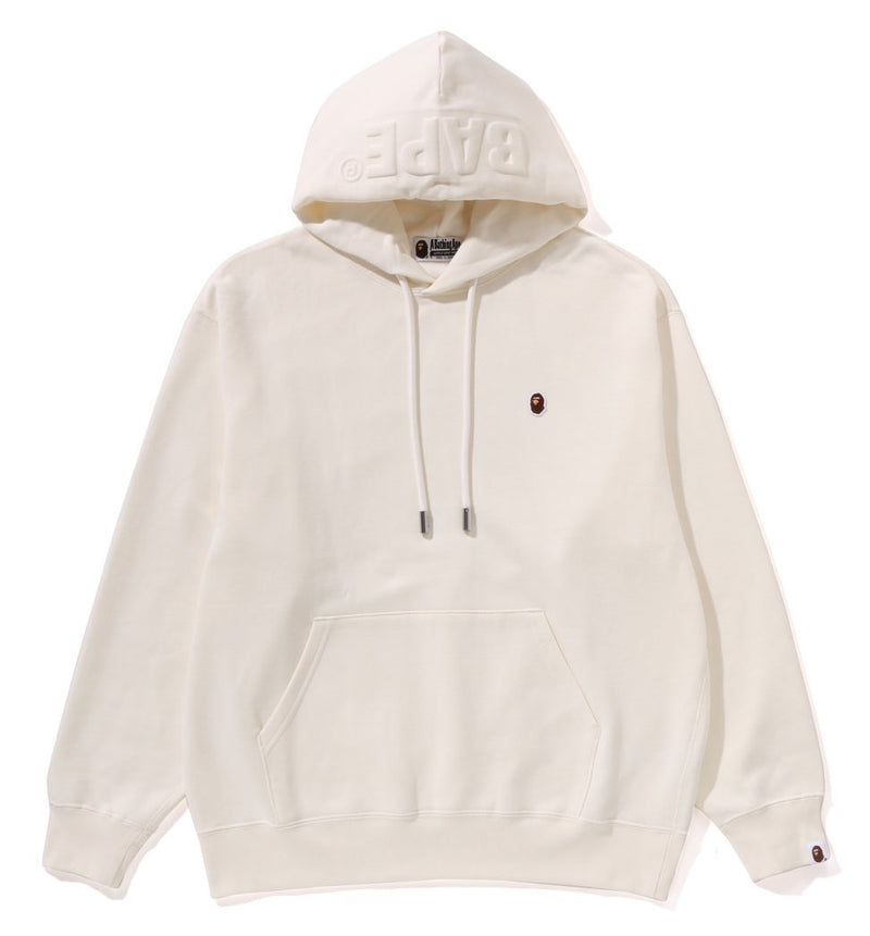 A BATHING APE ONE POINT RELAXED FIT PULLOVER HOODIE
