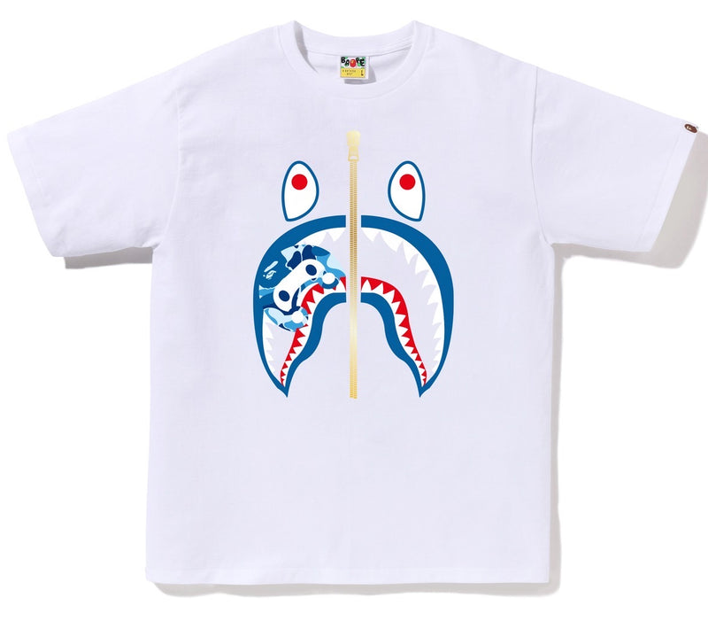 A BATHING APE ABC CAMO MILO SHARK TEE