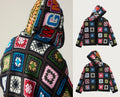 A BATHING APE MULTI LOGO CROCHET SHARK EWLAXED FIT HOODIE
