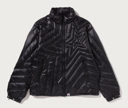 A BATHING APE MEGA BAPE STA QUILTED LIGHT DOWN JACKET