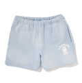 A BATHING APE Ladies' VINTAGE WASHED COLLEGE SWEAT SHORTS