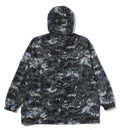 A BATHING APE MULTI PIXEL CAMO MESH HOODIE JACKET