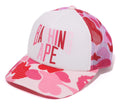 A BATHING APE ABC CAMO NYC LOGO MESH CAP