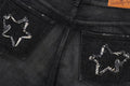 A BATHING APE STA PATCH WORK LOOSE FIT DENIM PANTS