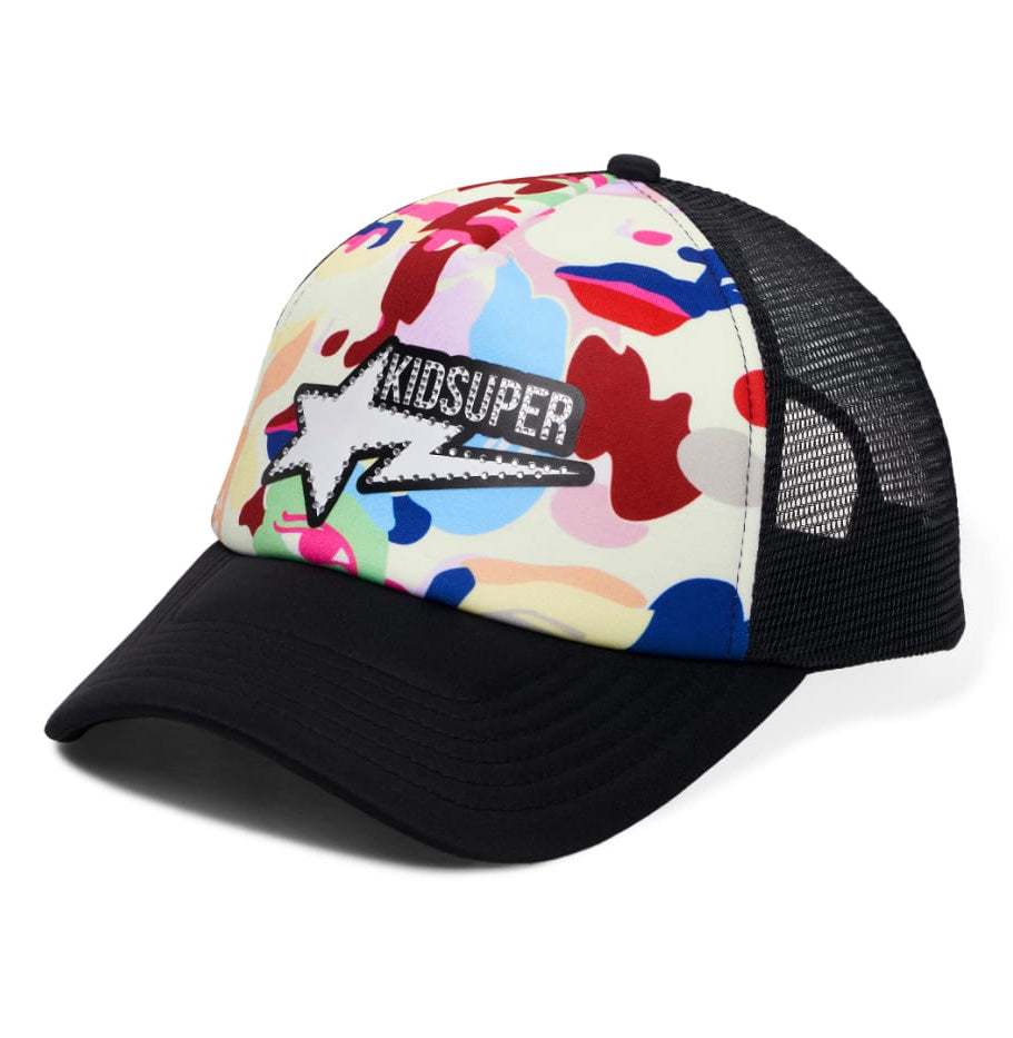 A BATHING APE BAPE x KIDSUPER BAPE STA LOGO RHINESTONE