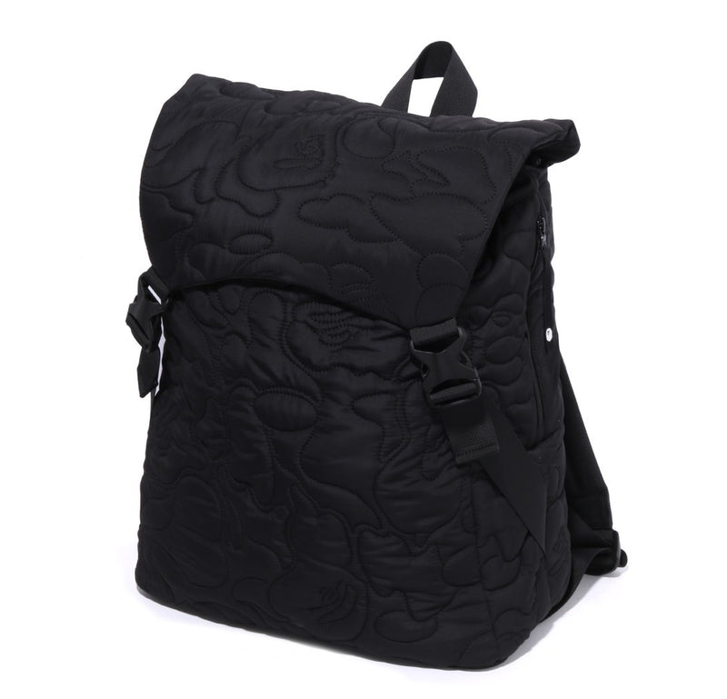 A BATHING APE NEON CAMO QUILTING DAY PACK