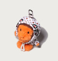 A BATHING APE Ladies' MILOGRAM SWEETS PATTERN HOODIE BABY MILO FUR DOLL KEY CHAIN