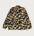 A BATHING APE 1ST CAMO COLLEGE COACH JACKET