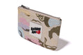 A BATHING APE BAPE ART CAMO POUCH