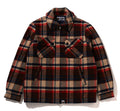 A BATHING APE Ladies' BAPE CHECK CPO ZIP JACKET
