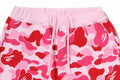A BATHING APE Ladies' ABC CAMO BAPE STA LOGO SWEAT SHORTS