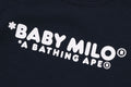 A BATHING APE BAPE KIDS MILO FRIENDS SLEEVES ROMPERS