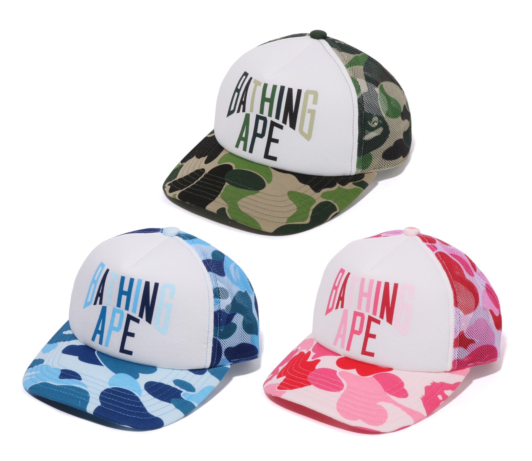 帽子 A BATHING APE ABC CAMO NYC LOGO MESH CAP A BATHING APE ABC CAMO NYC LOGO MESH CAP – happyjagabee store
