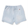 A BATHING APE Ladies' VINTAGE WASHED COLLEGE SWEAT SHORTS