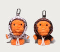 A BATHING APE Ladies' MILOGRAM SWEETS PATTERN HOODIE BABY MILO FUR DOLL KEY CHAIN