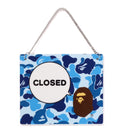 A BATHING APE ABC CAMO OPEN / CLOSED SIGNBOARD