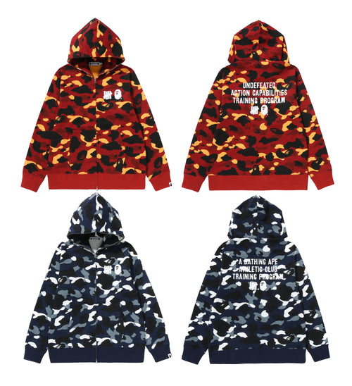 A BATHING APE BAPE x UNDEFEATED UNDFTD FULL ZIP HOODIE