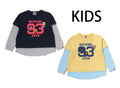 A BATHING APE BAPE KIDS BABY MILO LAYERED LOOSE FIT L/S TEE