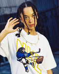 A BATHING APE BAPE x M&N NHL HOCKEY GRAPHIC TEE