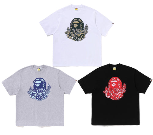 A BATHING APE RESORT APE HEAD RELAXED FIT TEE