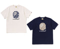 A BATHING APE JAPANESE INDIGO ART CAMO BY BATHING APE TEE