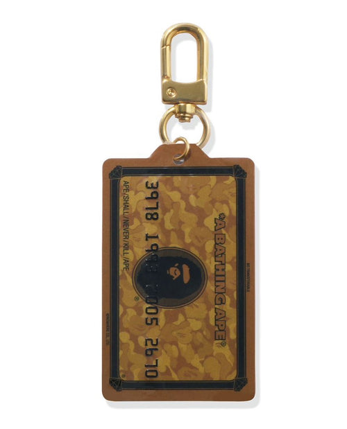 A BATHING APE BAPE CARD KEYCHAIN