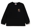 A BATHING APE BAPE KIDS MULTI LOGO L/S TEE ( KIDS & JUNIOR )